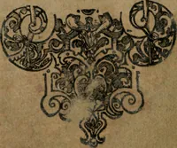 An illustration from Homo microcosmus, hoc est: parvus mundus, macrocosmo, id est: magno mundo, in variis æri incisis figuris totq; carminibus Latinis, per selectiores veterum poëtarum fabulas, nec non elegantiores quasdam historias, emblematice expositus; cujus hæc editio tertia. In qua Latina ista carmina puris rhythmis, Germanicis sunt donata ... Opus, non solùm ad studiosæ juventutis, sed etiam pictorum, sculptorum ... usum et delectationem adornatum (1670)