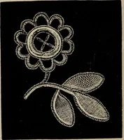 An illustration from The Honiton lace book (1875)