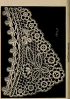 An illustration from The Honiton lace book (1875)