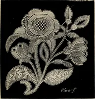 An illustration from The Honiton lace book (1875)