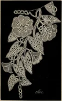 An illustration from The Honiton lace book (1875)