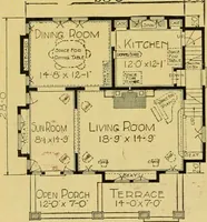 An illustration from Honor bilt modern homes. (1921)