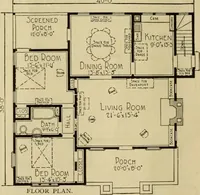 An illustration from Honor bilt modern homes. (1921)
