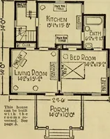 An illustration from Honor bilt modern homes. (1921)