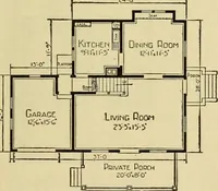 An illustration from Honor bilt modern homes. (1921)