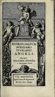 An illustration from Horologium auxiliaris tutelaris angeli (1631)