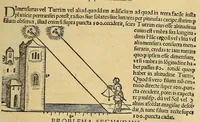 An illustration from Horoscopion Apiani generale dignoscendis horis cuiuscumque generis aptissimum ... nunc ab illo primum [et] inuentum [et] æditum . (1533)