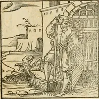 An illustration from Horou Apollonos neiloou Hieroglyphika = Ori Apollinis niliaci, De sacris notis & sculpturis libri duo (1551)