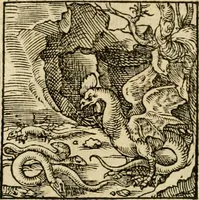 An illustration from Horou Apollonos neiloou Hieroglyphika = Ori Apollinis niliaci, De sacris notis & sculpturis libri duo (1551)