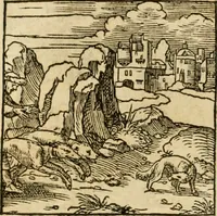 An illustration from Horou Apollonos neiloou Hieroglyphika = Ori Apollinis niliaci, De sacris notis & sculpturis libri duo (1551)