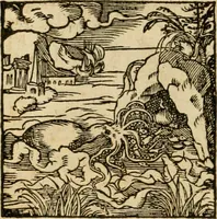 An illustration from Horou Apollonos neiloou Hieroglyphika = Ori Apollinis niliaci, De sacris notis & sculpturis libri duo (1551)