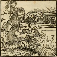 An illustration from Horou Apollonos neiloou Hieroglyphika = Ori Apollinis niliaci, De sacris notis & sculpturis libri duo (1551)