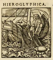An illustration from Horou Apollonos neiloou Hieroglyphika = Ori Apollinis niliaci, De sacris notis & sculpturis libri duo (1551)