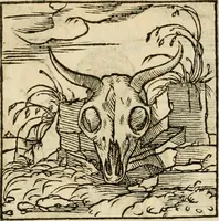 An illustration from Horou Apollonos neiloou Hieroglyphika = Ori Apollinis niliaci, De sacris notis & sculpturis libri duo (1551)