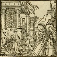 An illustration from Horou Apollonos neiloou Hieroglyphika = Ori Apollinis niliaci, De sacris notis & sculpturis libri duo (1551)