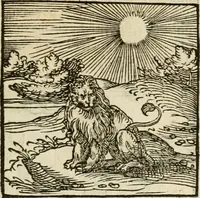 An illustration from Horou Apollonos neiloou Hieroglyphika = Ori Apollinis niliaci, De sacris notis & sculpturis libri duo (1551)
