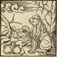 An illustration from Horou Apollonos neiloou Hieroglyphika = Ori Apollinis niliaci, De sacris notis & sculpturis libri duo (1551)