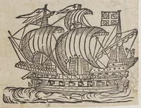 Picture 2 of 8 from An houre glasse of Indian newes. Or A true and tragicall discourse, shewing the most lamentable miseries, and distressed calamities indured by 67 Englishmen, which were sent for a supply to the planting in Guiana in the yeare. 1605. : VVho not finding the saide place, were for want of victuall, left a shore in Saint Lucia, an island of caniballs, or men-eaters in the West-Indyes, vnder the conduct of Captain Sen-Iohns, of all which said number, onely a 11. are supposed to be still liuing, whereof 4. are lately returnd into England. (1607), leaf 9