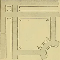 An illustration from House decoration : comprising whitewashing, paperhanging, painting, etc. ; with numerous engravings and diagrams (1914)