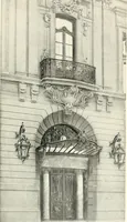 An illustration from The house dignified; its design, its arrangement and its decoration (1908)