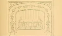An illustration from House furnishing, decorating and embellishing assistant. Consisting of original designs in the Grecian, Italian, renaissance, Louis-quatorze, gothic, Tudor, and Elizabethan styles .. (1847)
