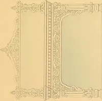 An illustration from House furnishing, decorating and embellishing assistant. Consisting of original designs in the Grecian, Italian, renaissance, Louis-quatorze, gothic, Tudor, and Elizabethan styles .. (1847)