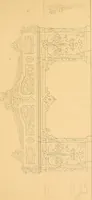 An illustration from House furnishing, decorating and embellishing assistant. Consisting of original designs in the Grecian, Italian, renaissance, Louis-quatorze, gothic, Tudor, and Elizabethan styles .. (1847)
