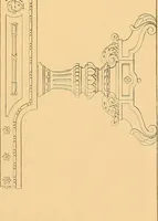 An illustration from House furnishing, decorating and embellishing assistant. Consisting of original designs in the Grecian, Italian, renaissance, Louis-quatorze, gothic, Tudor, and Elizabethan styles .. (1847)