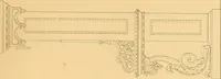 An illustration from House furnishing, decorating and embellishing assistant. Consisting of original designs in the Grecian, Italian, renaissance, Louis-quatorze, gothic, Tudor, and Elizabethan styles .. (1847)