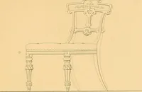 An illustration from House furnishing, decorating and embellishing assistant. Consisting of original designs in the Grecian, Italian, renaissance, Louis-quatorze, gothic, Tudor, and Elizabethan styles .. (1847)