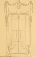 An illustration from House furnishing, decorating and embellishing assistant. Consisting of original designs in the Grecian, Italian, renaissance, Louis-quatorze, gothic, Tudor, and Elizabethan styles .. (1847)