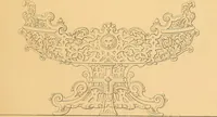 An illustration from House furnishing, decorating and embellishing assistant. Consisting of original designs in the Grecian, Italian, renaissance, Louis-quatorze, gothic, Tudor, and Elizabethan styles .. (1847)