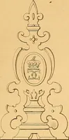 An illustration from House furnishing, decorating and embellishing assistant. Consisting of original designs in the Grecian, Italian, renaissance, Louis-quatorze, gothic, Tudor, and Elizabethan styles .. (1847)