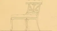 An illustration from House furnishing, decorating and embellishing assistant. Consisting of original designs in the Grecian, Italian, renaissance, Louis-quatorze, gothic, Tudor, and Elizabethan styles .. (1847)