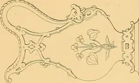 An illustration from House furnishing, decorating and embellishing assistant. Consisting of original designs in the Grecian, Italian, renaissance, Louis-quatorze, gothic, Tudor, and Elizabethan styles .. (1847)