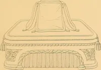 An illustration from House furnishing, decorating and embellishing assistant. Consisting of original designs in the Grecian, Italian, renaissance, Louis-quatorze, gothic, Tudor, and Elizabethan styles .. (1847)