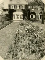 An illustration from House & garden's book of gardens; containing over four hundred illustrations of special flower types, plans and suggestions for landscape work, a complete gardener's calendar of the year's activities, planting and spraying tables, and a portfolio of beautiful gardens in varied sections of the United States and foreign countries (1921)