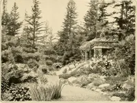 An illustration from House & garden's book of gardens; containing over four hundred illustrations of special flower types, plans and suggestions for landscape work, a complete gardener's calendar of the year's activities, planting and spraying tables, and a portfolio of beautiful gardens in varied sections of the United States and foreign countries (1921)