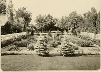 An illustration from House & garden's book of gardens; containing over four hundred illustrations of special flower types, plans and suggestions for landscape work, a complete gardener's calendar of the year's activities, planting and spraying tables, and a portfolio of beautiful gardens in varied sections of the United States and foreign countries (1921)