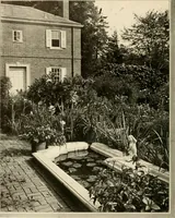 An illustration from House & garden's book of gardens; containing over four hundred illustrations of special flower types, plans and suggestions for landscape work, a complete gardener's calendar of the year's activities, planting and spraying tables, and a portfolio of beautiful gardens in varied sections of the United States and foreign countries (1921)