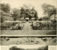 An illustration from House & garden's book of gardens; containing over four hundred illustrations of special flower types, plans and suggestions for landscape work, a complete gardener's calendar of the year's activities, planting and spraying tables, and a portfolio of beautiful gardens in varied sections of the United States and foreign countries (1921)