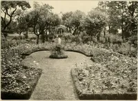 An illustration from House & garden's book of gardens; containing over four hundred illustrations of special flower types, plans and suggestions for landscape work, a complete gardener's calendar of the year's activities, planting and spraying tables, and a portfolio of beautiful gardens in varied sections of the United States and foreign countries (1921)