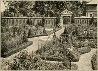An illustration from House & garden's book of gardens; containing over four hundred illustrations of special flower types, plans and suggestions for landscape work, a complete gardener's calendar of the year's activities, planting and spraying tables, and a portfolio of beautiful gardens in varied sections of the United States and foreign countries (1921)