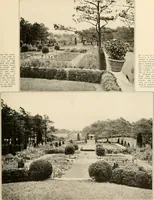 An illustration from House & garden's book of gardens; containing over four hundred illustrations of special flower types, plans and suggestions for landscape work, a complete gardener's calendar of the year's activities, planting and spraying tables, and a portfolio of beautiful gardens in varied sections of the United States and foreign countries (1921)