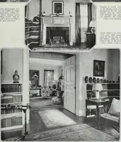 An illustration from House & garden's book of interiors, containing over three hundred illustrations of living rooms, dining rooms, libraries, halls, bedrooms, porches, breakfast rooms, nurseries, kitchens, bathrooms and the use of decorative accessories and curtains, together with practical suggestions for the furnishing and decorating of each type of room in the house (1920)