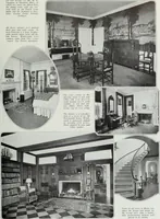 An illustration from House & garden's book of interiors, containing over three hundred illustrations of living rooms, dining rooms, libraries, halls, bedrooms, porches, breakfast rooms, nurseries, kitchens, bathrooms and the use of decorative accessories and curtains, together with practical suggestions for the furnishing and decorating of each type of room in the house (1920)
