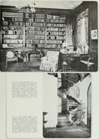 An illustration from House & garden's book of interiors, containing over three hundred illustrations of living rooms, dining rooms, libraries, halls, bedrooms, porches, breakfast rooms, nurseries, kitchens, bathrooms and the use of decorative accessories and curtains, together with practical suggestions for the furnishing and decorating of each type of room in the house (1920)