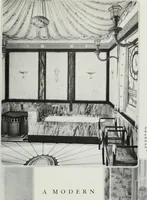An illustration from House & garden's book of interiors, containing over three hundred illustrations of living rooms, dining rooms, libraries, halls, bedrooms, porches, breakfast rooms, nurseries, kitchens, bathrooms and the use of decorative accessories and curtains, together with practical suggestions for the furnishing and decorating of each type of room in the house (1920)