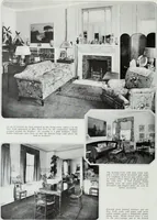 An illustration from House & garden's book of interiors, containing over three hundred illustrations of living rooms, dining rooms, libraries, halls, bedrooms, porches, breakfast rooms, nurseries, kitchens, bathrooms and the use of decorative accessories and curtains, together with practical suggestions for the furnishing and decorating of each type of room in the house (1920)