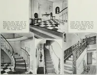 An illustration from House & garden's book of interiors, containing over three hundred illustrations of living rooms, dining rooms, libraries, halls, bedrooms, porches, breakfast rooms, nurseries, kitchens, bathrooms and the use of decorative accessories and curtains, together with practical suggestions for the furnishing and decorating of each type of room in the house (1920)